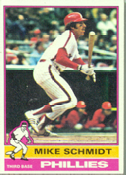 1976 Topps Baseball Cards      480     Mike Schmidt